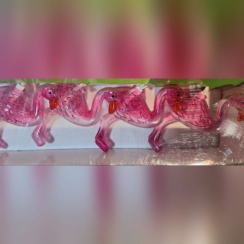 MAINSTAYS Pink Flamingo String Lights